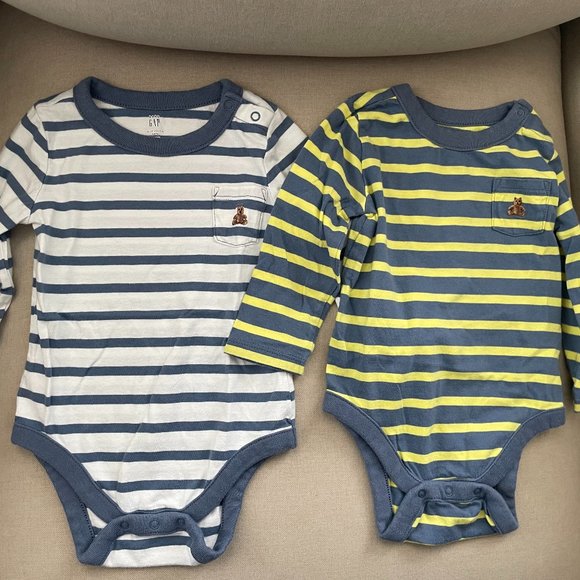 GAP Other - gap brannan bear long sleeve bodysuits 2 pack